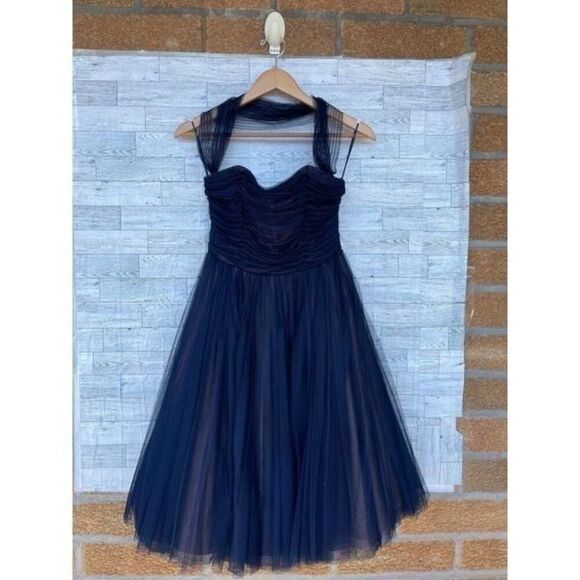 Byron Lars beauty mark tulle dress size 2 - Picture 2 of 12